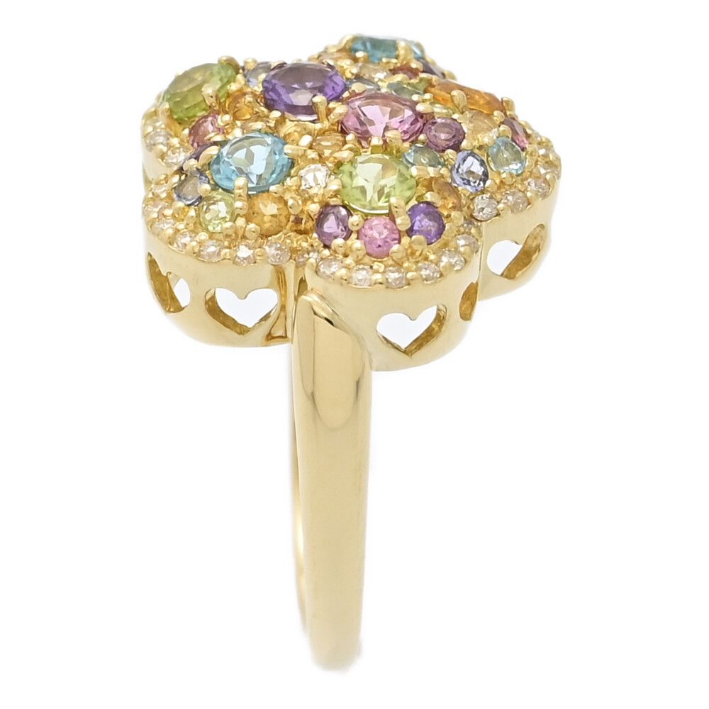 FD:0.2ct/Ponte Vecchio ポンテヴェキオ フラワーモチーフ マルチ