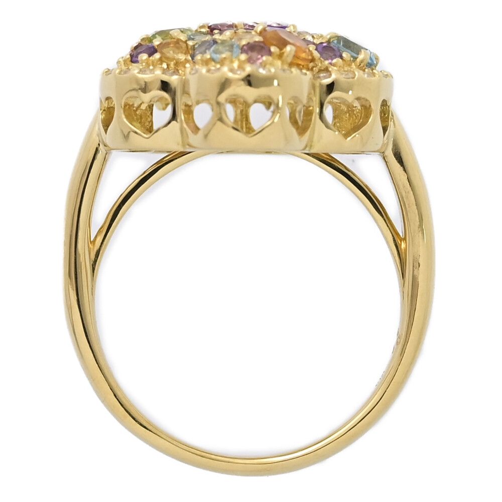 FD:0.2ct/Ponte Vecchio ポンテヴェキオ フラワーモチーフ マルチ