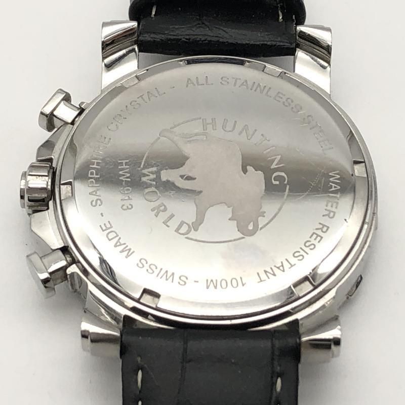 【中古】HUNTING WORLD 腕時計 シルバー ハンティング ワールド[10][240010505242] 中古】HUNTING WORLD 腕時計 シルバー ハンティング ワールド[10