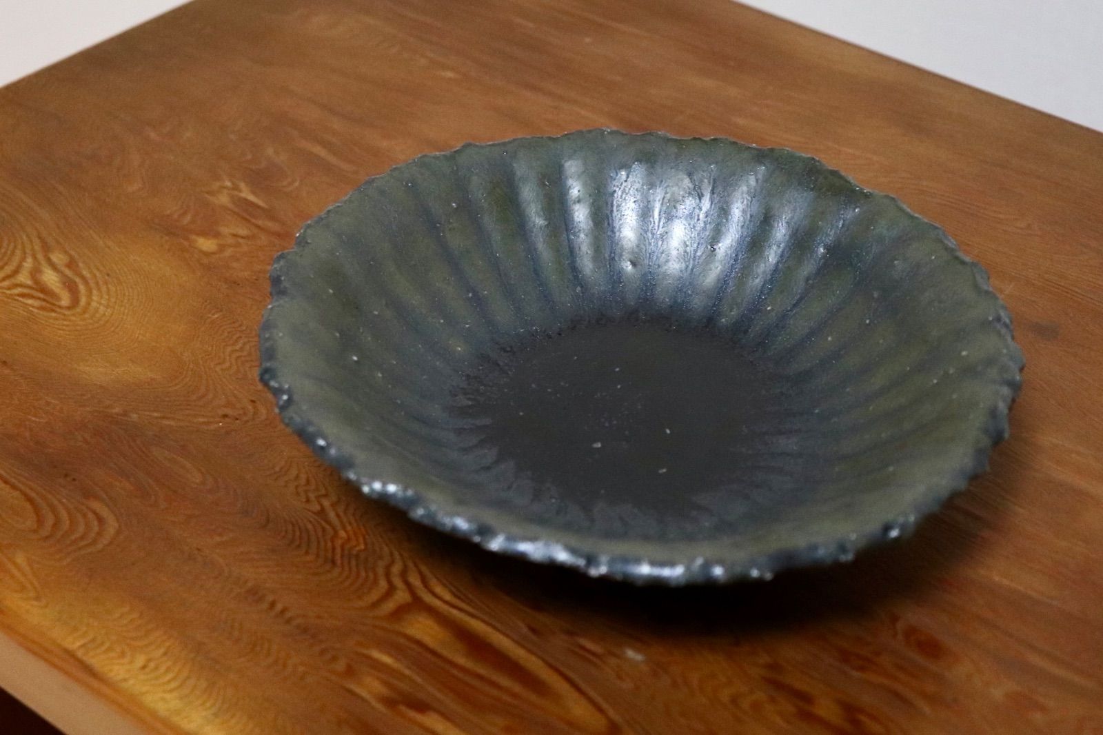 GMIO454C○千代市陶房 清水万佐年 丹波焼 皿 陶器 丹波篠山 伝統工芸