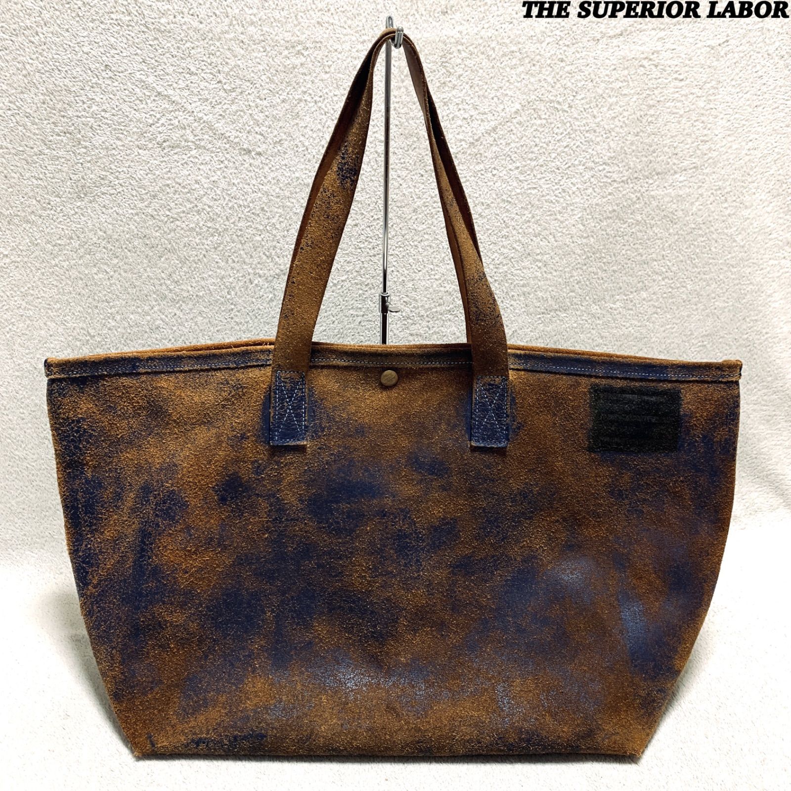 THE SUPERIOR LABOR レザートートバッグ ヴィンテージ加工 ユーズド 