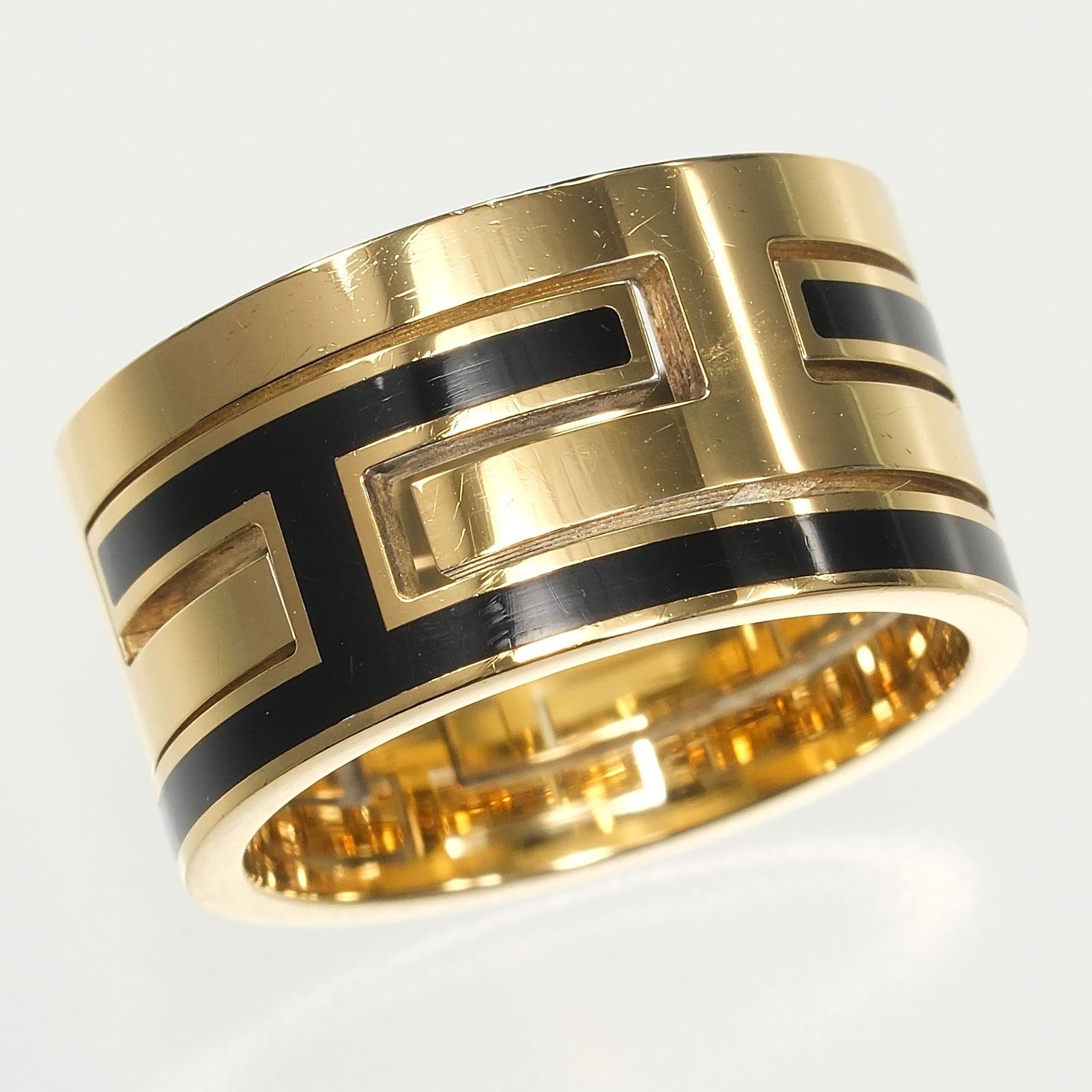 HERMES】エルメス ムーブアッシュ シルバー925×金メッキ 10号