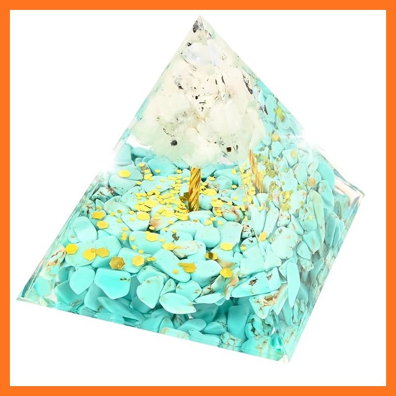 新品】 オルゴナイト クリスタル オルゴン ピラミッド ツリー 招財樹