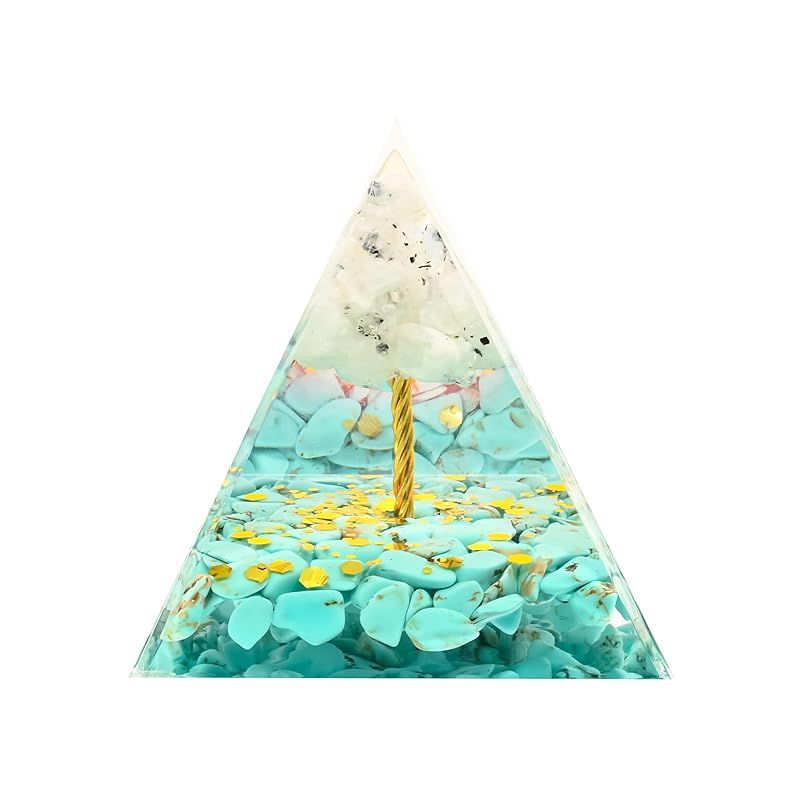 新品】 オルゴナイト クリスタル オルゴン ピラミッド ツリー 招財樹