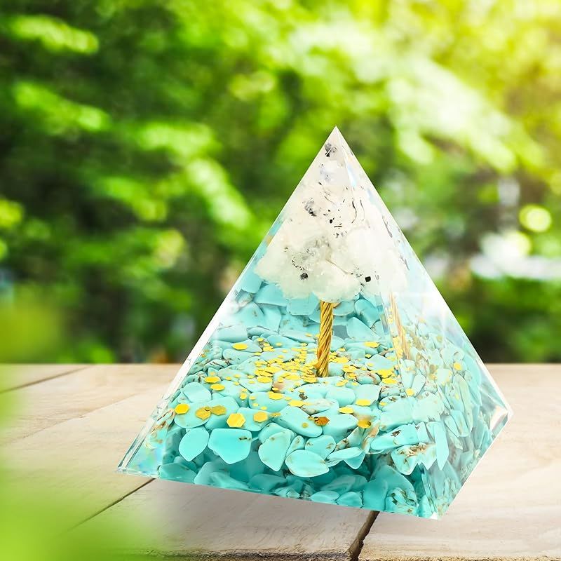 新品】 オルゴナイト クリスタル オルゴン ピラミッド ツリー 招財樹