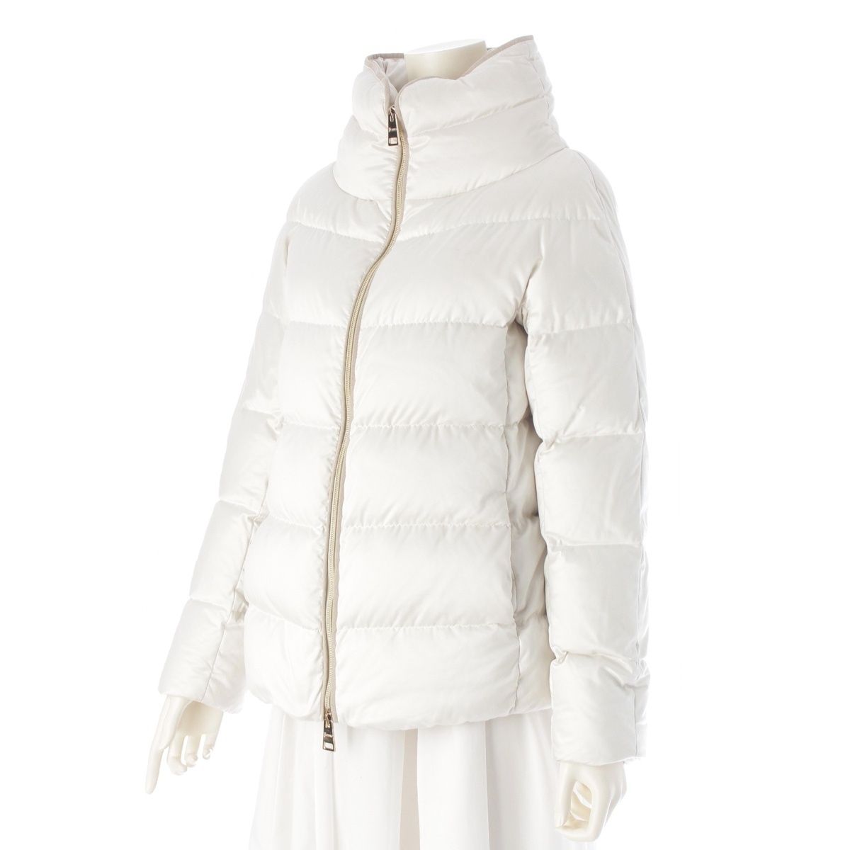 ヘルノ リゾート キルティング ダウンジャケット アウター ホワイト 38