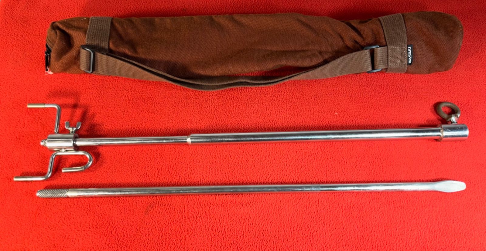 竿受け 打ち込み式 収納袋付き ジャンボピトン