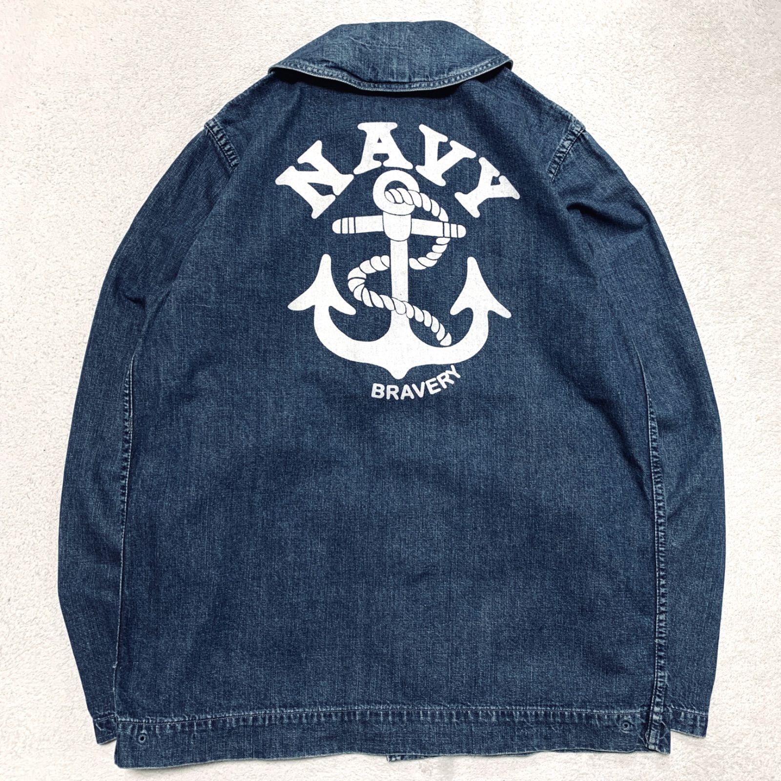 WAREHOUSE / DUBBLE WORKS SHAWL COLLAR COVERALL カバーオール デニム