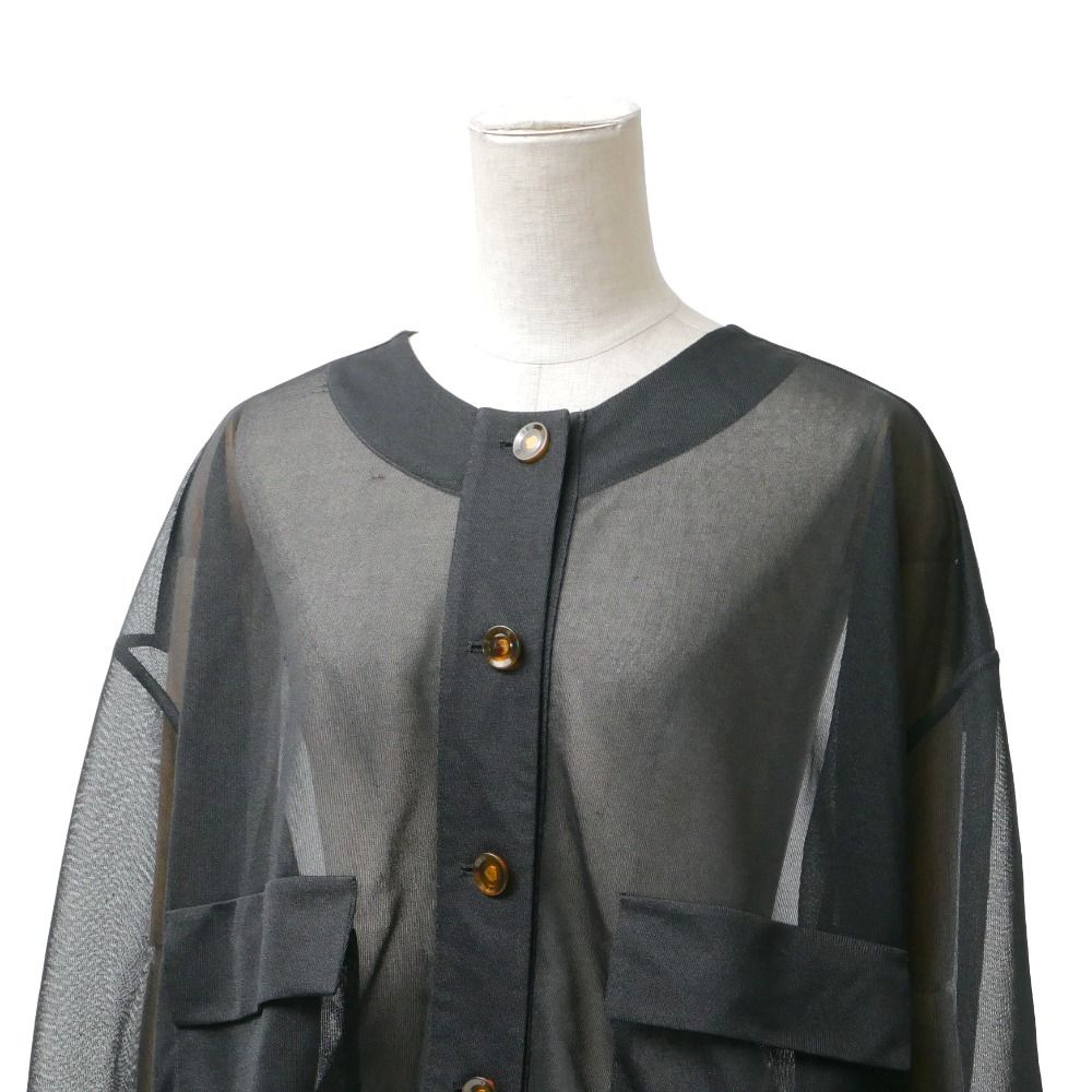 GIORGIO ARMANI ジョルジオアルマーニ ノーカラージャケット サイズ44