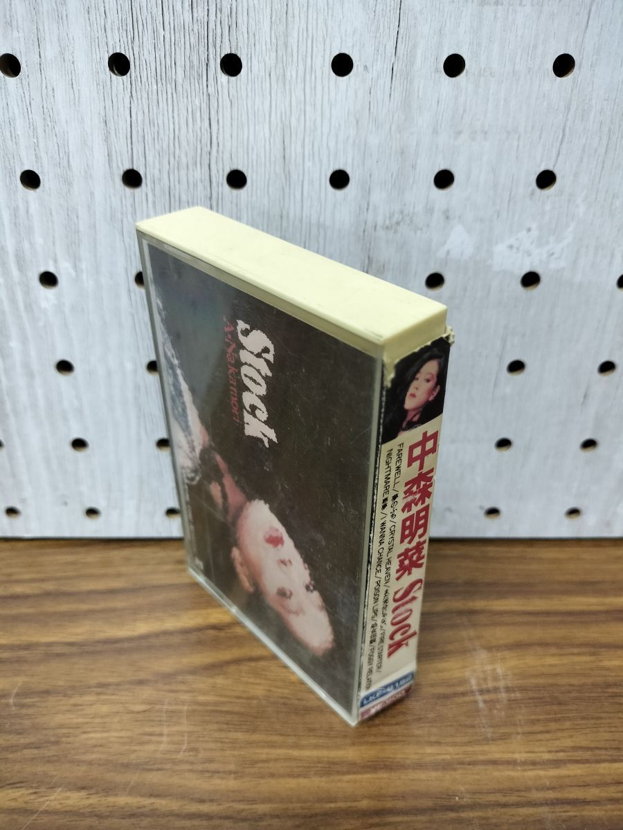 カセットテープ Stock 中森明菜 LKF-8152 歌詞カード付き 現状品