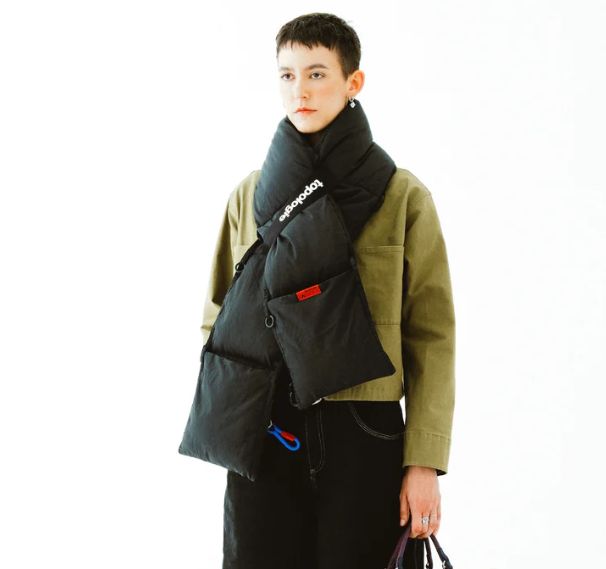 topologie マフラー Puffer Scarf トポロジー ブラック - メルカリ