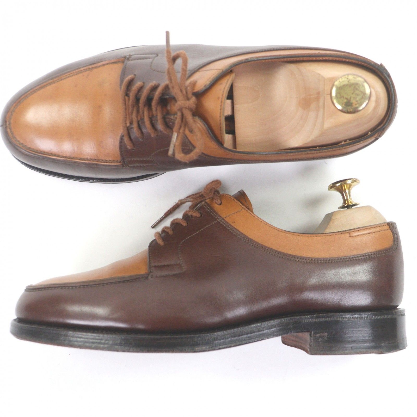ドンドン見直し】良品□John Lobb ジョンロブ レザー レースアップ