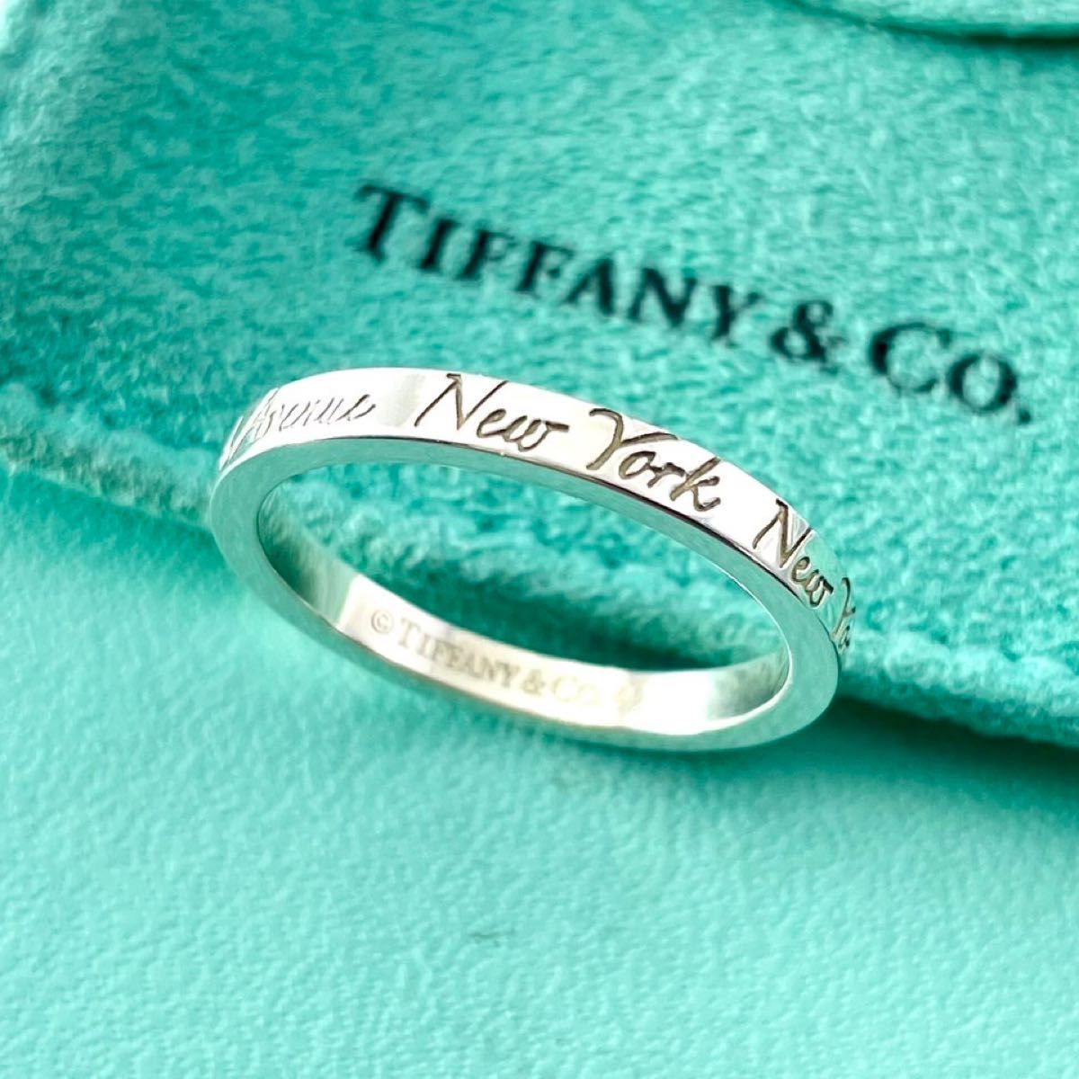 ティファニー 22号 ニューヨーク ノーツ ナロー リング P152fe - メルカリ