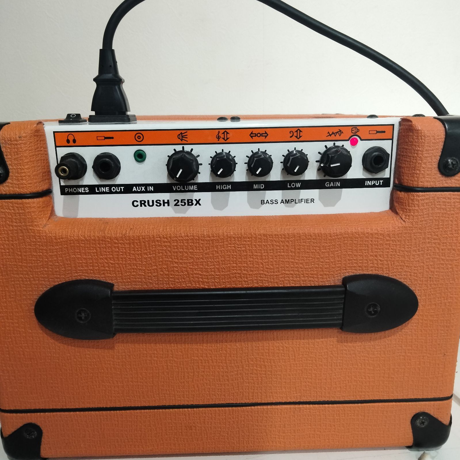 N-6821] Orange ベースアンプ「Crush 25BX」 - メルカリ