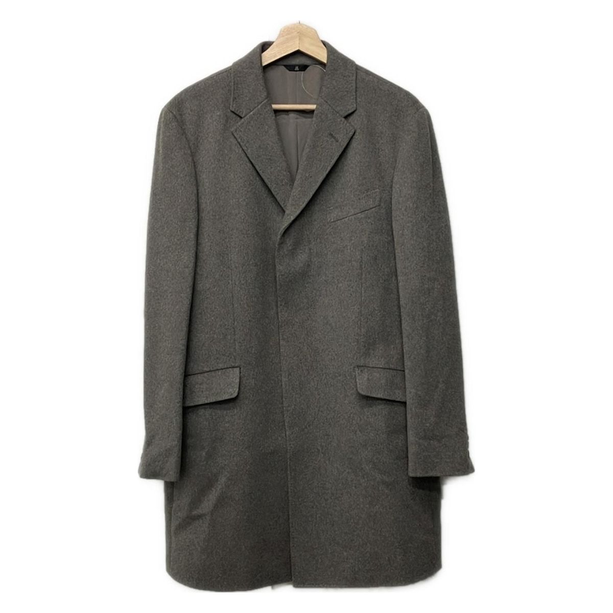 美品Lanvin collectionダウン チェスターコート グレー50サイズ LANVIN COLLECTION(ランバンコレクション) コート サイズ52 メンズ美品