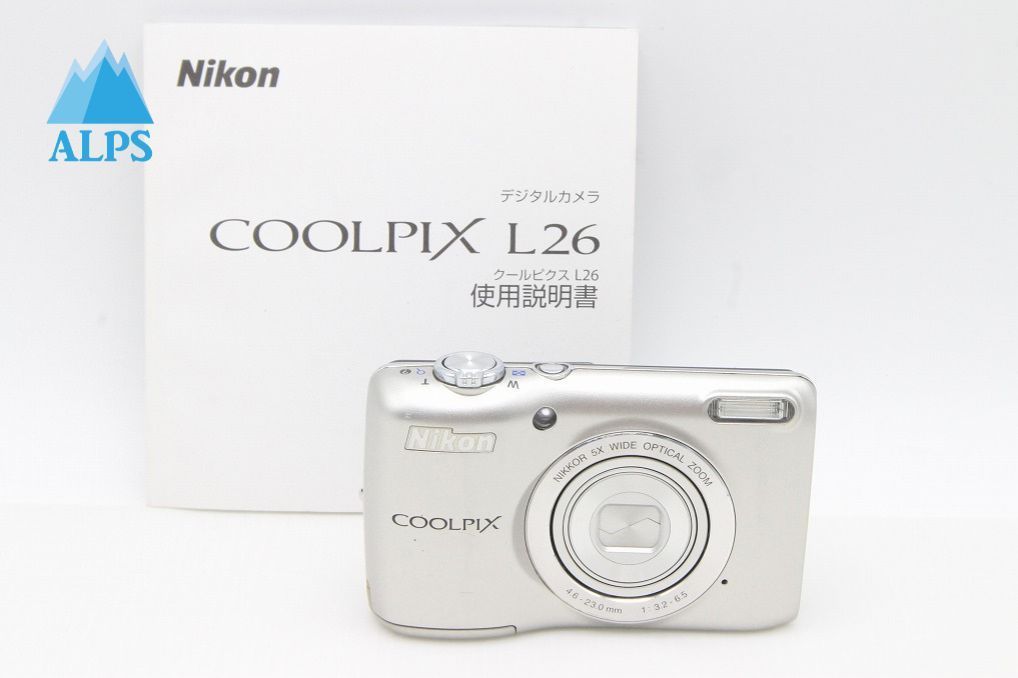 Nikon ニコン COOLPIX L26 コンパクトデジタルカメラ シルバー