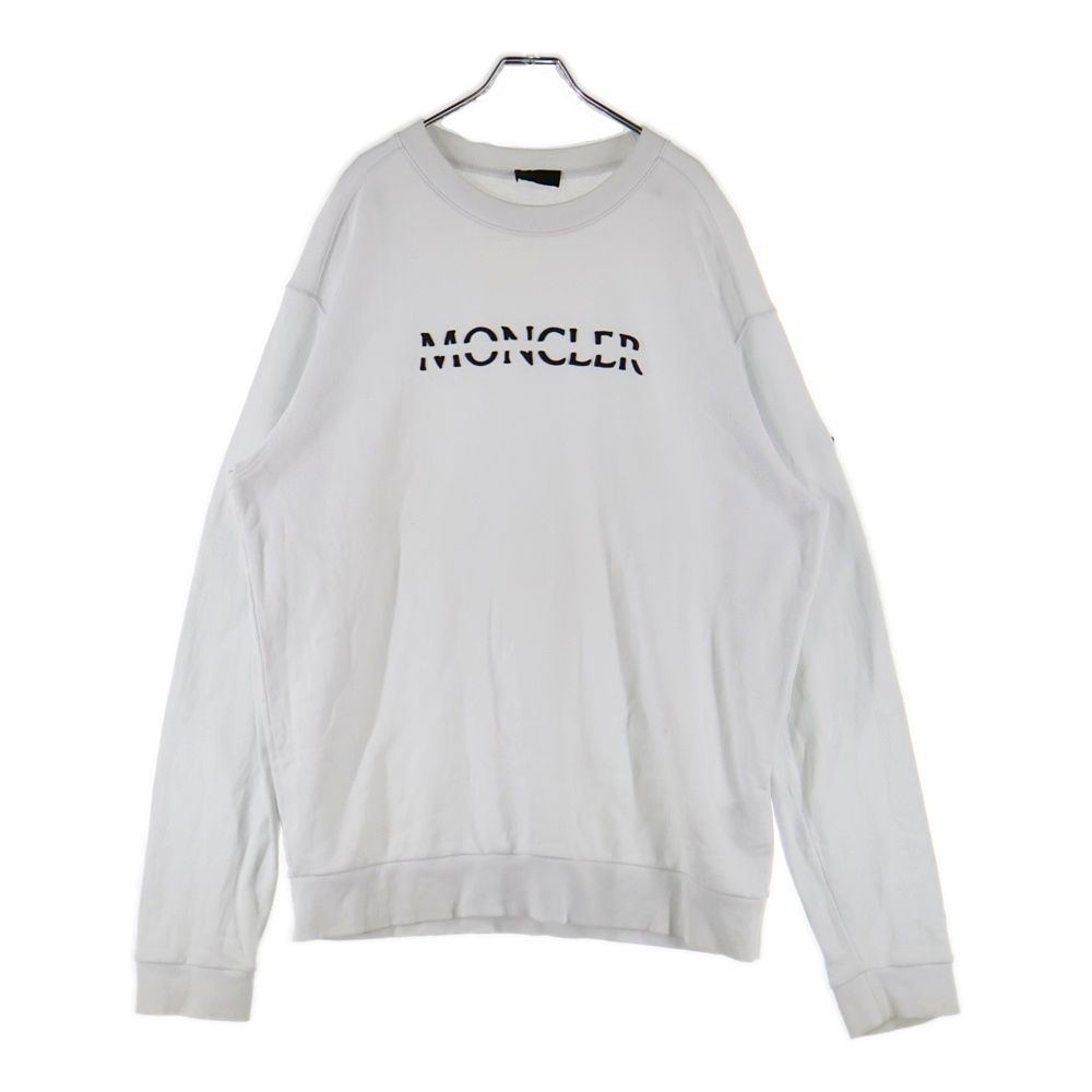 MONCLER ホワイト トレーナー MONCLER ホワイト トレーナー MONCLER ホワイト トレーナー