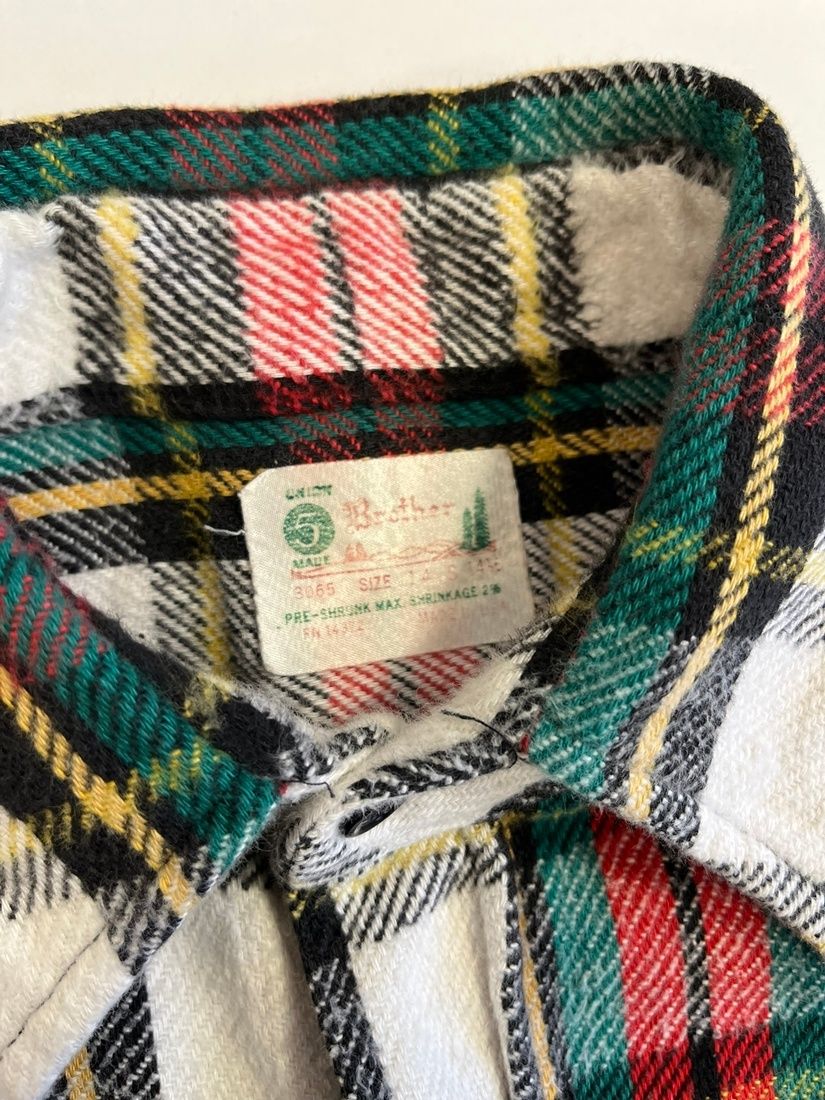 ファイブブラザー FIVE BROTHER 60s 70s 森タグ USA製 フランネル