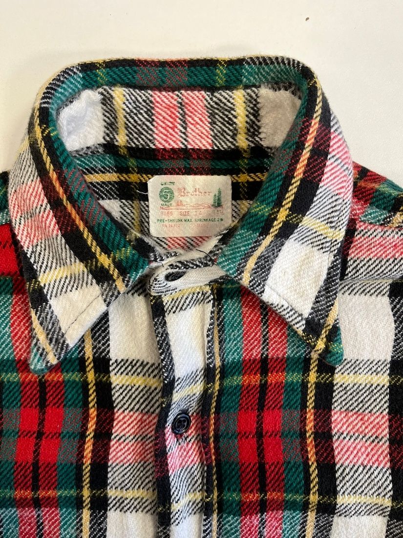 ファイブブラザー FIVE BROTHER 60s 70s 森タグ USA製 フランネル
