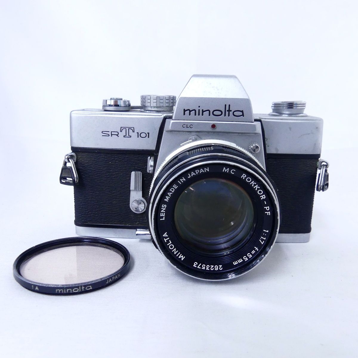minolta ミノルタ SRT101 + MC ROKKOR-PF f1.7 55mm フィルムカメラ
