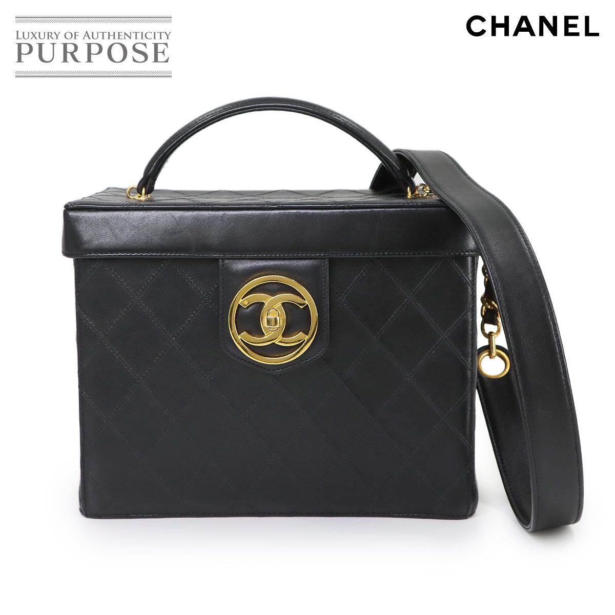 美品 シャネル CHANEL ビコローレ バニティ 2way ハンド ショルダー 