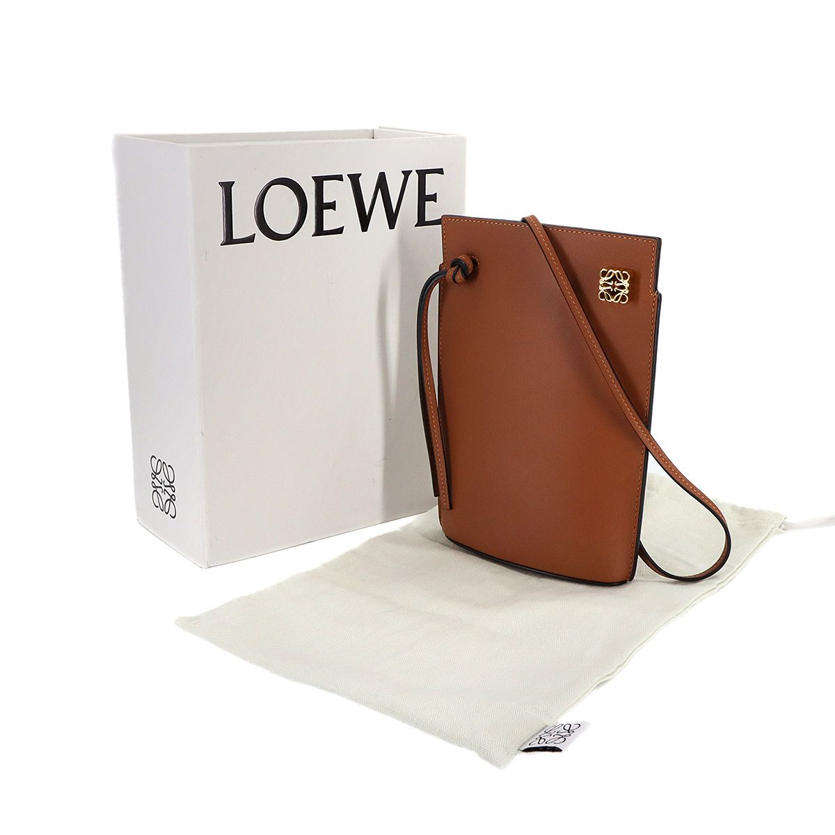未使用 展示品 ロエベ LOEWE ダイス ポケット ショルダー バッグ