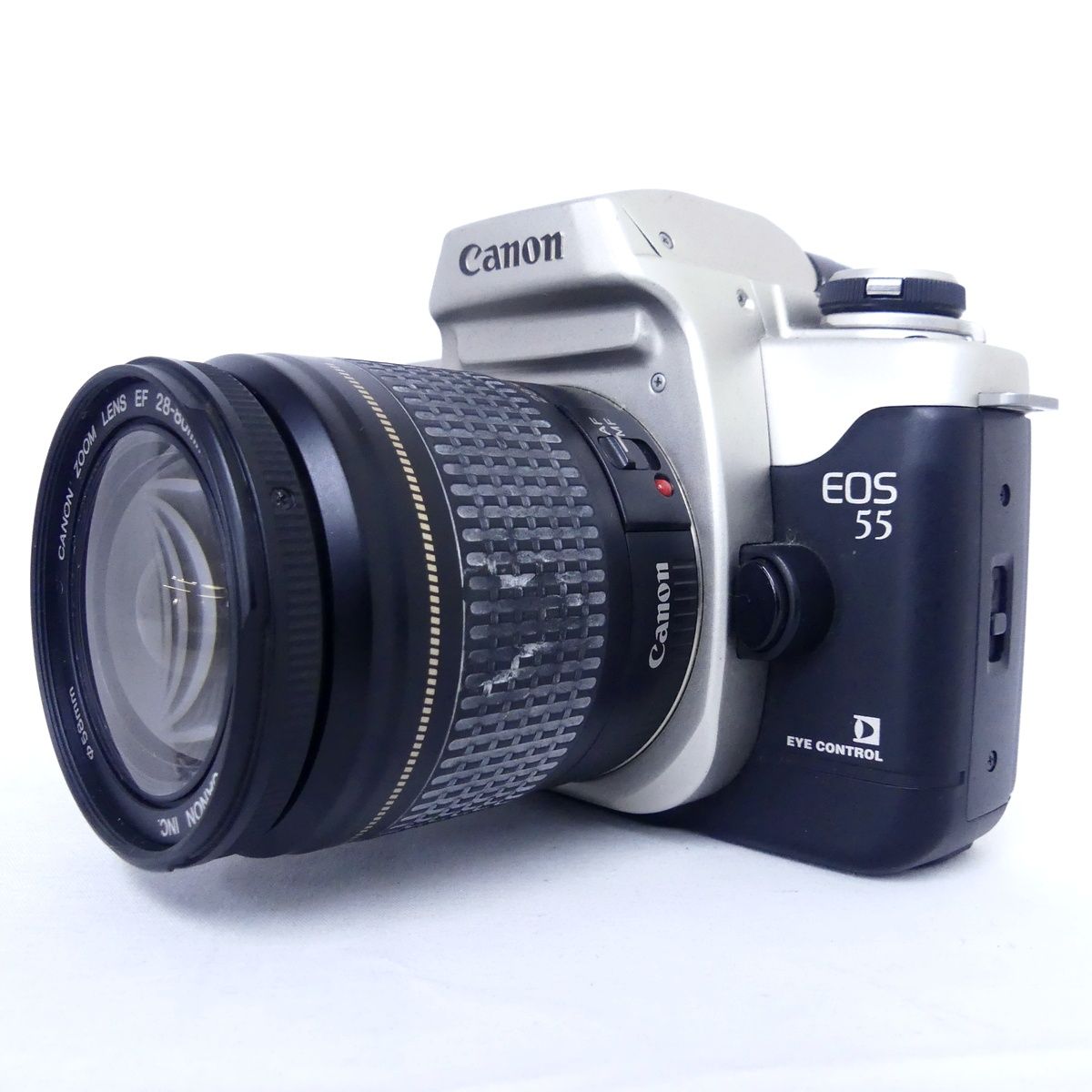 Canon EOS 55 一眼レフカメラ EF 28-105mm 動作未確認 Canon キヤノン EOS 55 + EF 28-80mm f3.5-5.6 IV フィルム一眼 オート