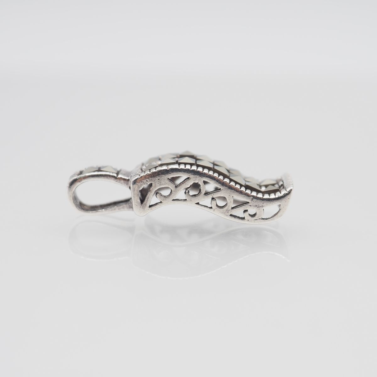 M927 マーカサイト マルカジット 925刻印 ペンダント トップ 透かし