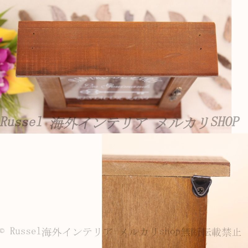 キー キャビネット ヴィンテージ風 木目 温もり 2WAY仕様 おしゃれ