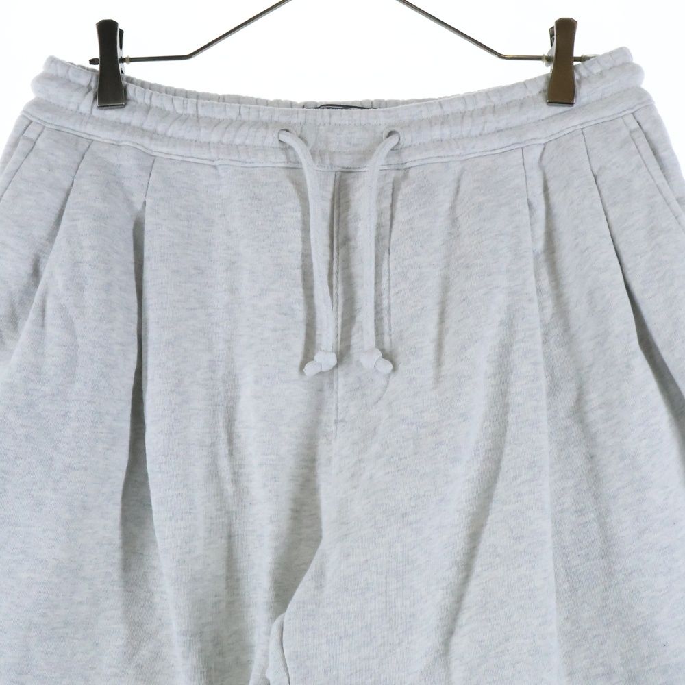 KITH (キス) ロゴ刺繍 スウェットハーフパンツ グレー - メルカリ