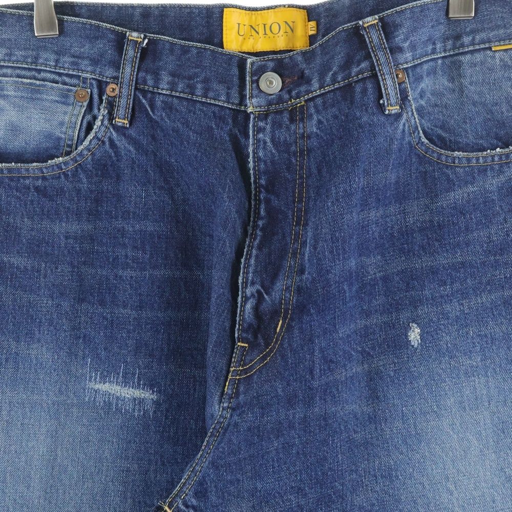 UNION (ユニオン) 22AW ワイド デニム パンツ インディゴ FA22‐001 