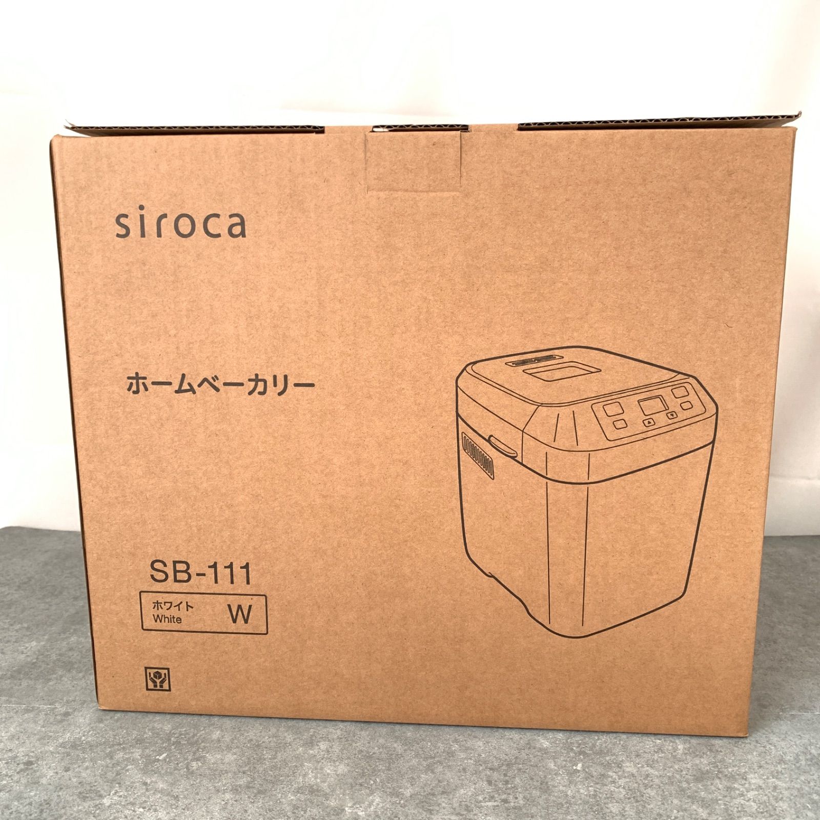 未開封品】siroca シロカ ホームベーカリー SB-111 M80204-16 - メルカリ