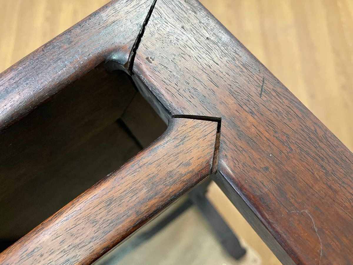美品】唐木家具座卓ローテーブル【紫檀と思われる】 | ヤマダウェブコム