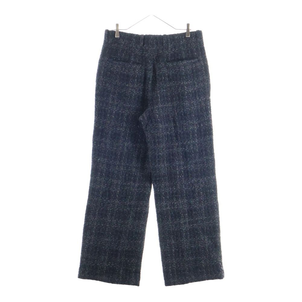 LIDnM (リドム) 24AW マルチポケット ウール混 ジップアップ ツイード 