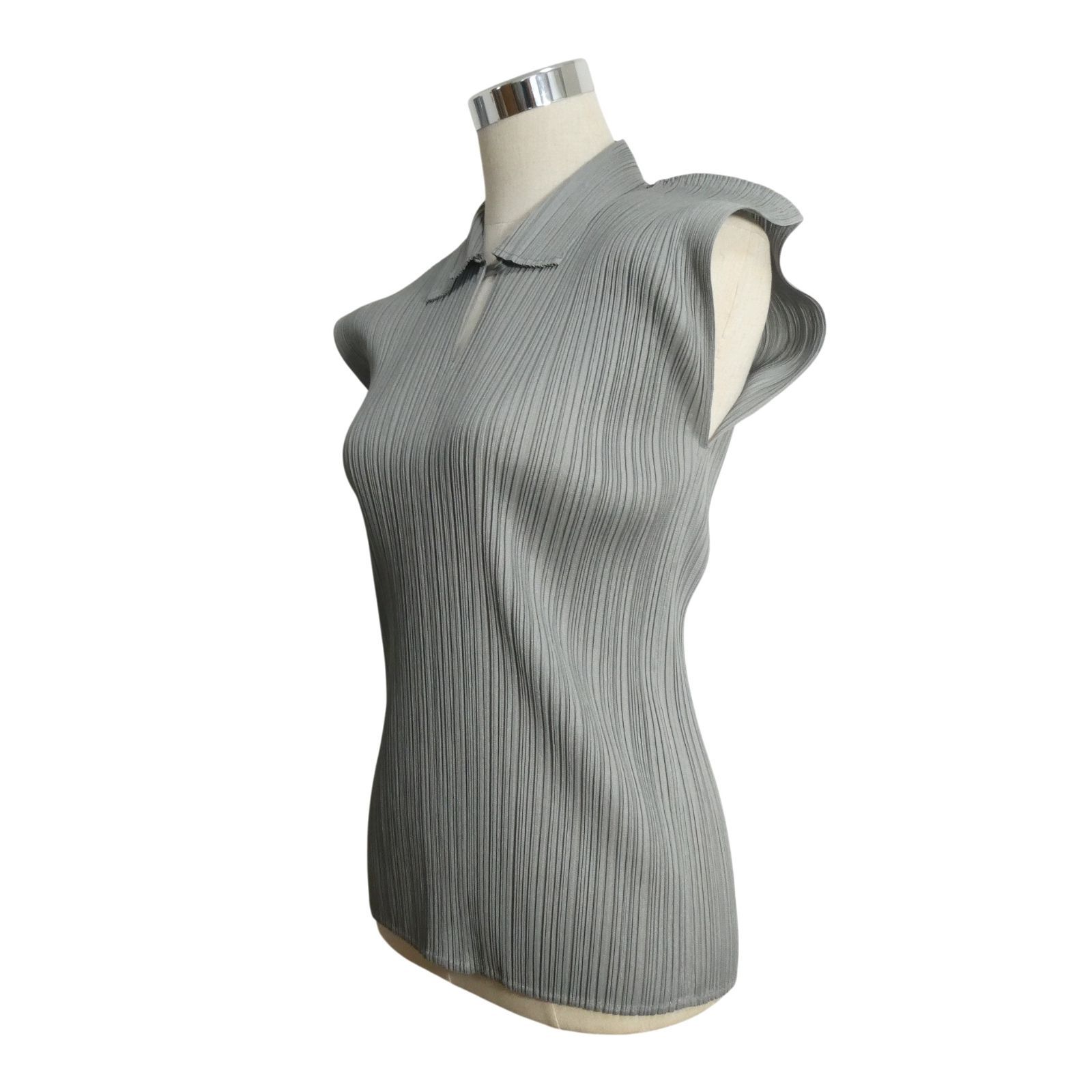 美品 PLEATS PLEASE ISSEY MIYAKE プリーツプリーズ イッセイミヤケ 襟