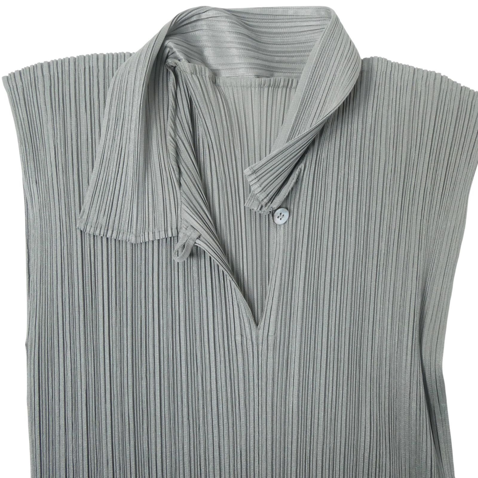 美品 PLEATS PLEASE ISSEY MIYAKE プリーツプリーズ イッセイミヤケ 襟