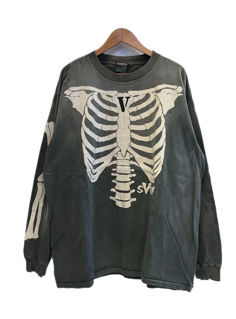 セントマイケル SAINT MICHAEL SAINT M×××××× × Vlone 22AW Bone L/S T