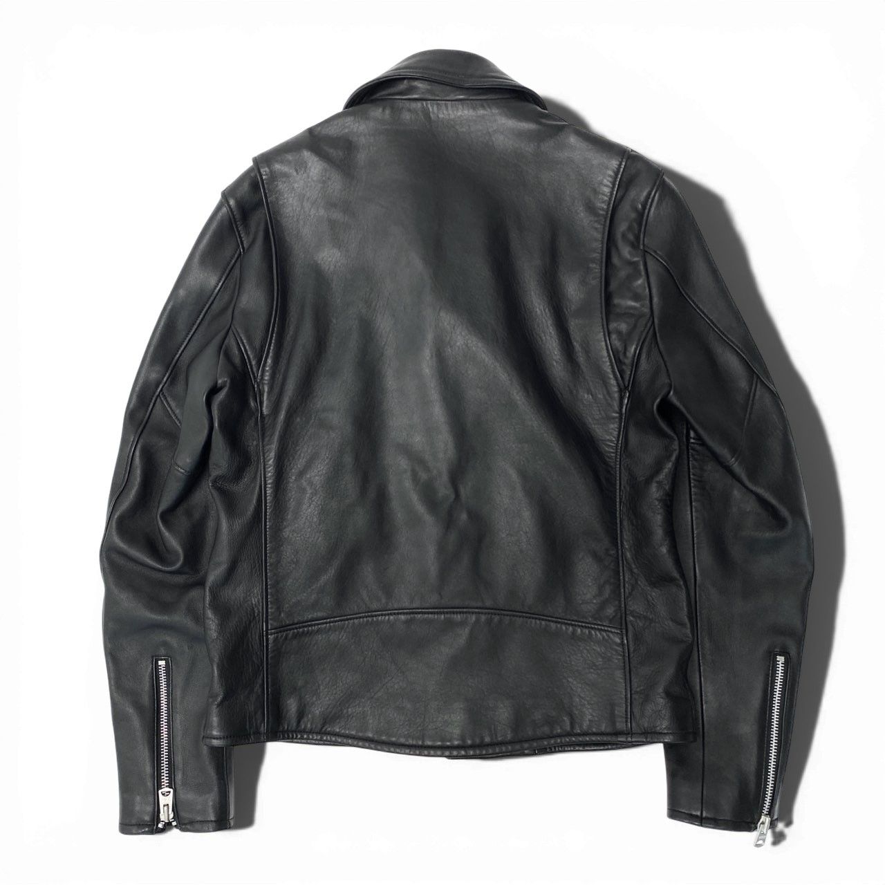 61b4 JACKROSE ジャックローズ ラムレザー ダブルライダースジャケット