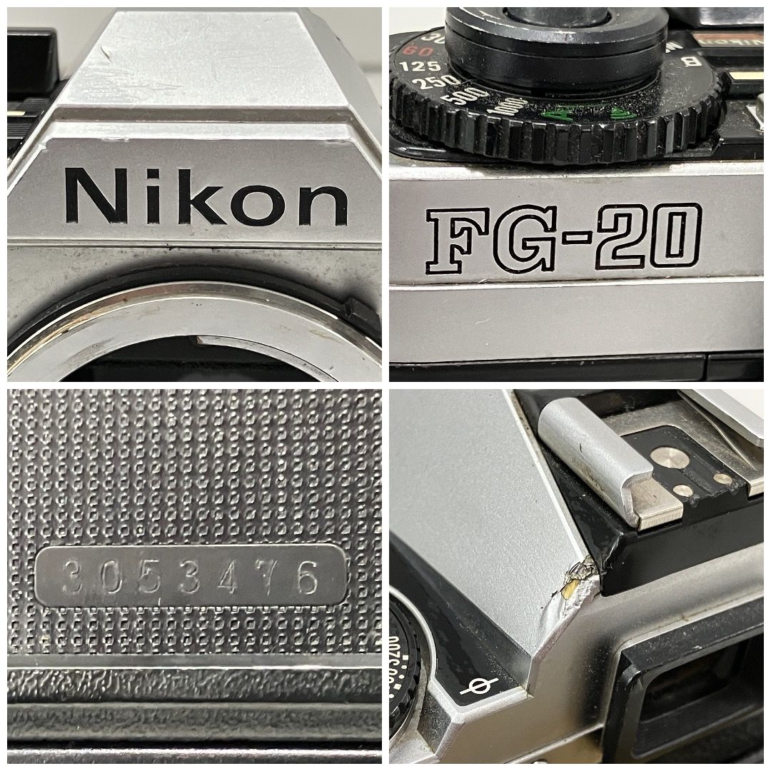 Nikon FG-20 ボディ 一眼レフ フィルムカメラ 中古 ジャンク H10883572