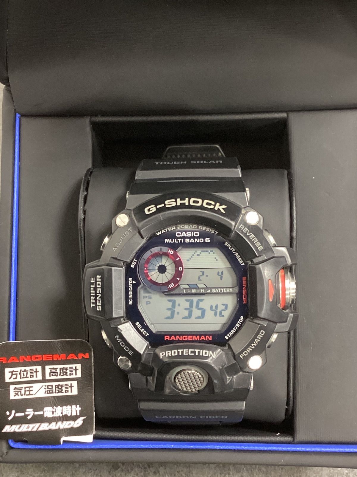 GーSHOCK /ジーショック RANGEMAN レンジマン トリプルセンサー、電波 
