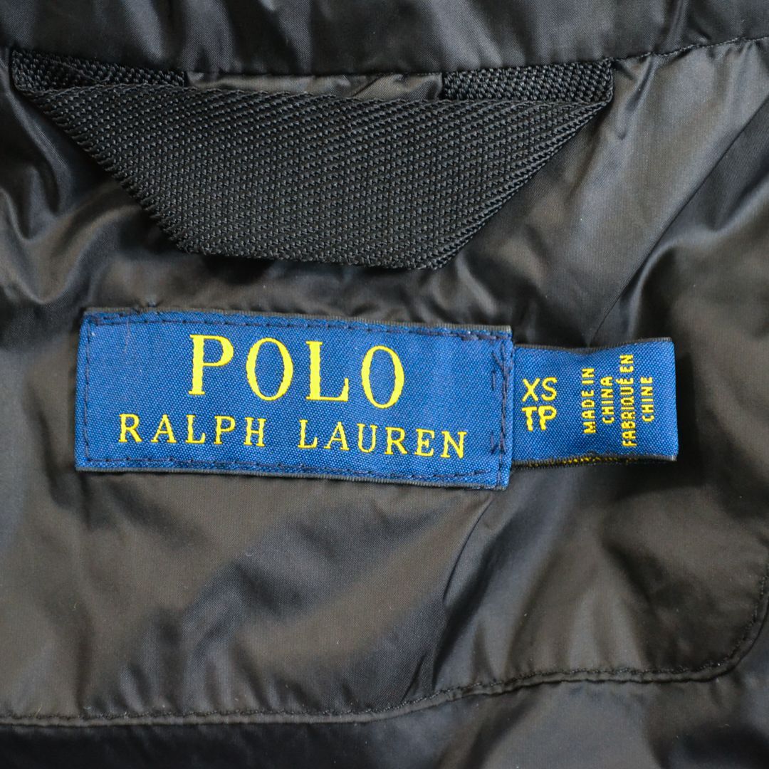 極美品】Ralph Laurenラルフローレン エンブレム刺繍ダウンジャケット