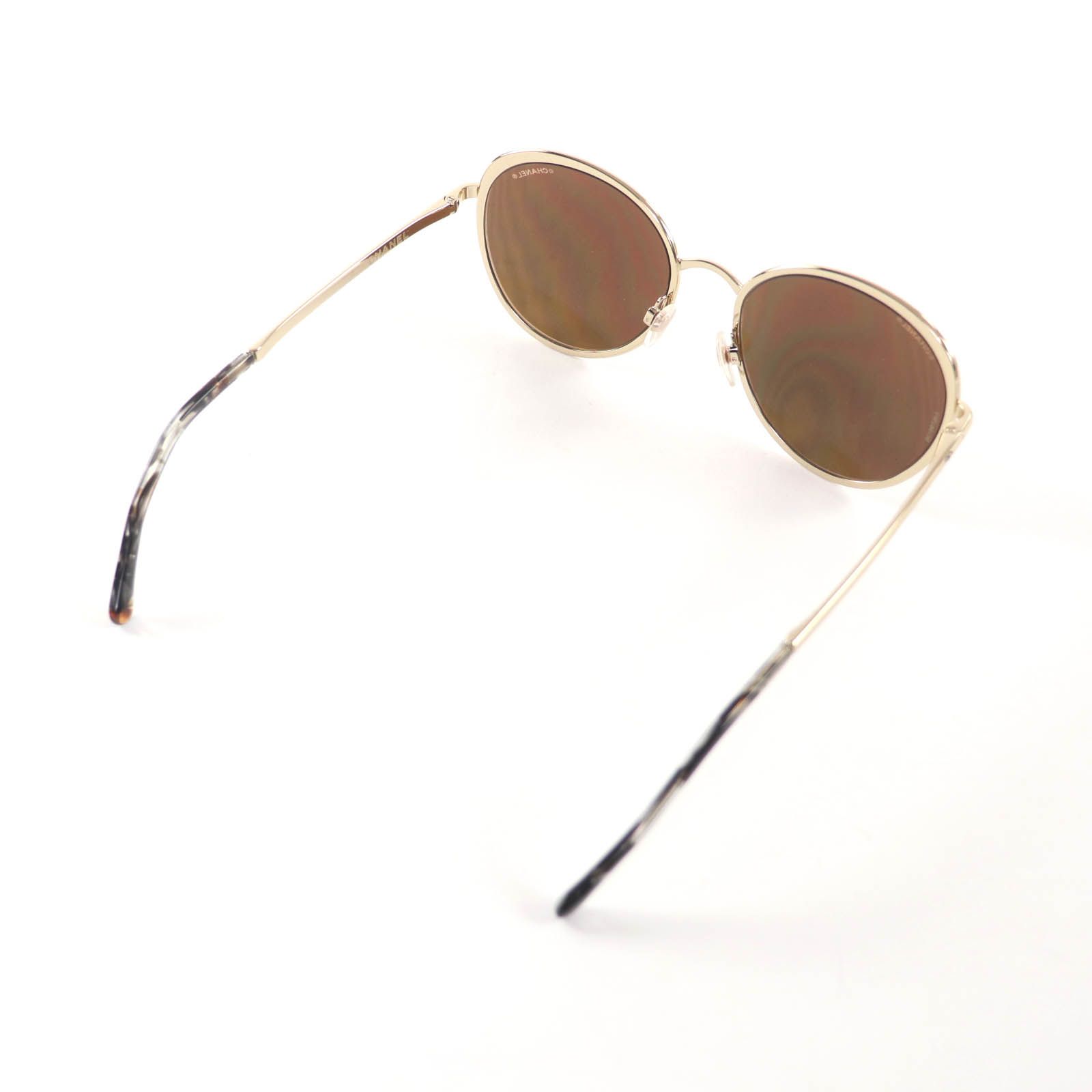 極美品☆CHANEL シャネル 4206 ココマーク ボストン ミラーレンズ