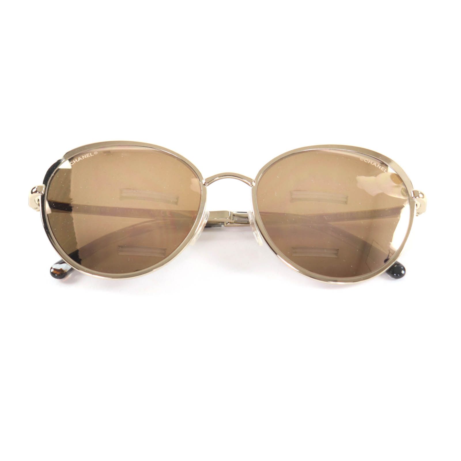 極美品☆CHANEL シャネル 4206 ココマーク ボストン ミラーレンズ