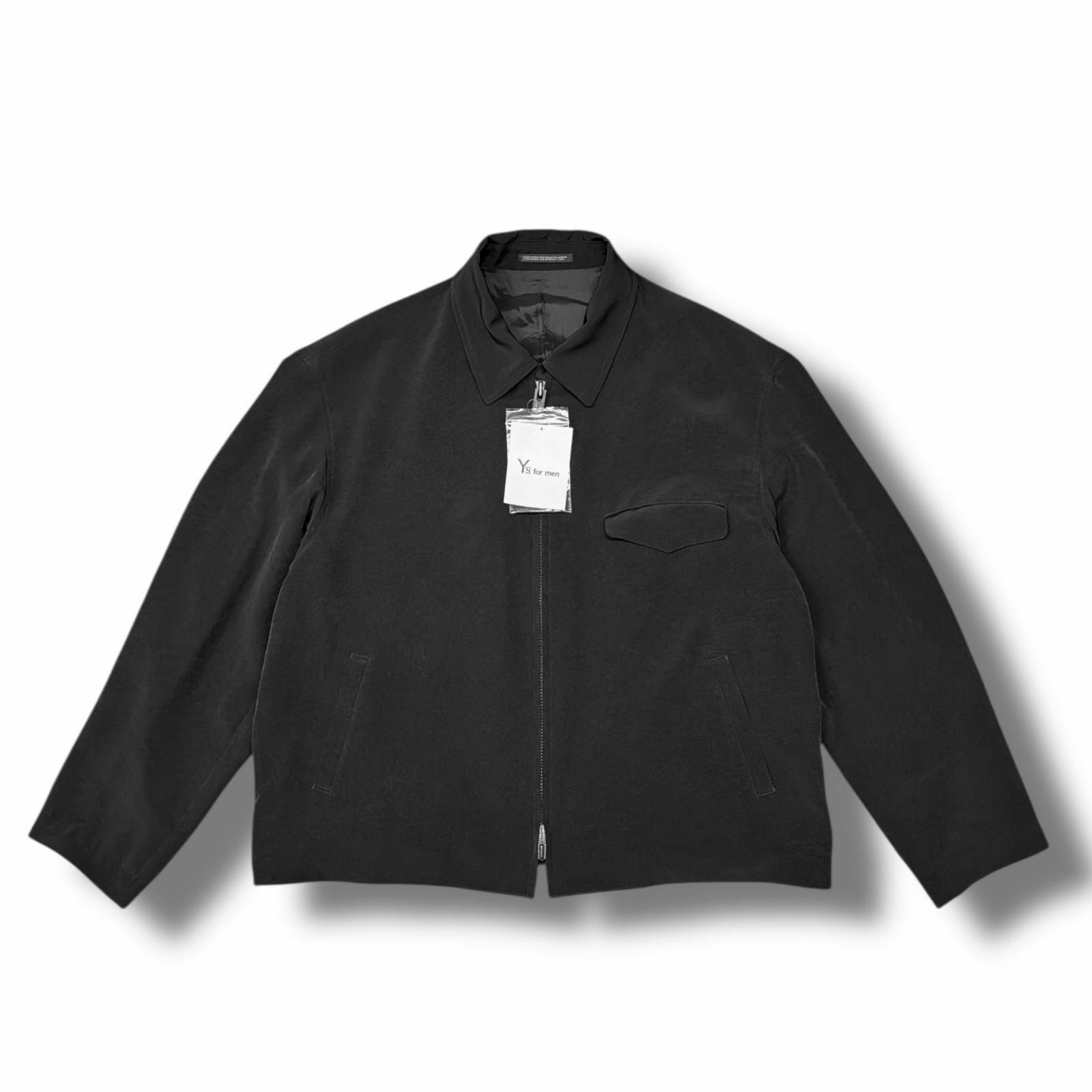 参考上代88000円 未使用 Y's for men 25SS FASTENER BLOUSON WITH FLAP