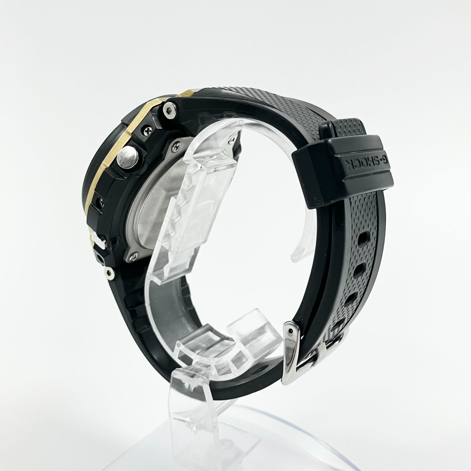 中古】カシオ G-SHOCK GST-W100G G-STEEL 電波ソーラー ゴールド