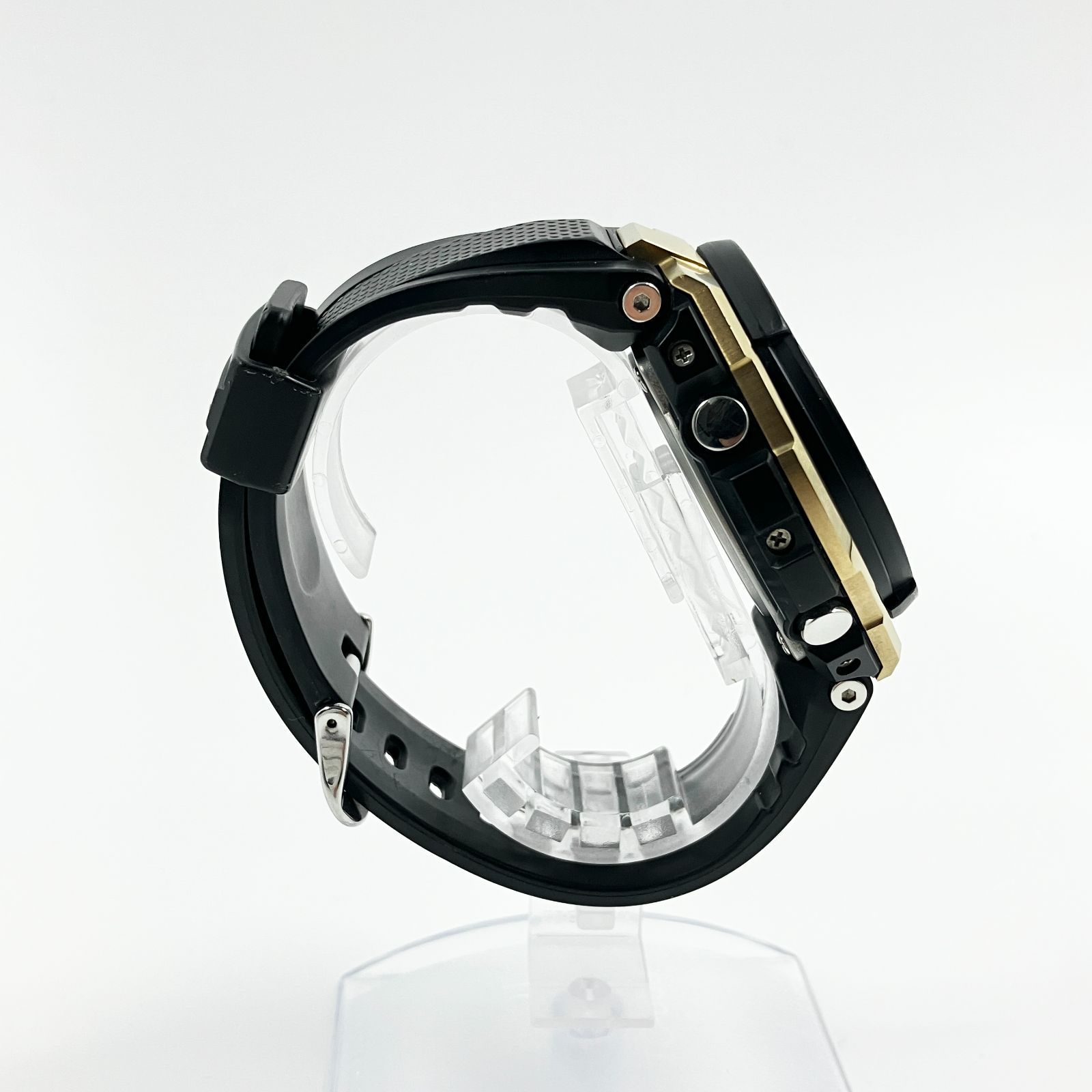 中古】カシオ G-SHOCK GST-W100G G-STEEL 電波ソーラー ゴールド