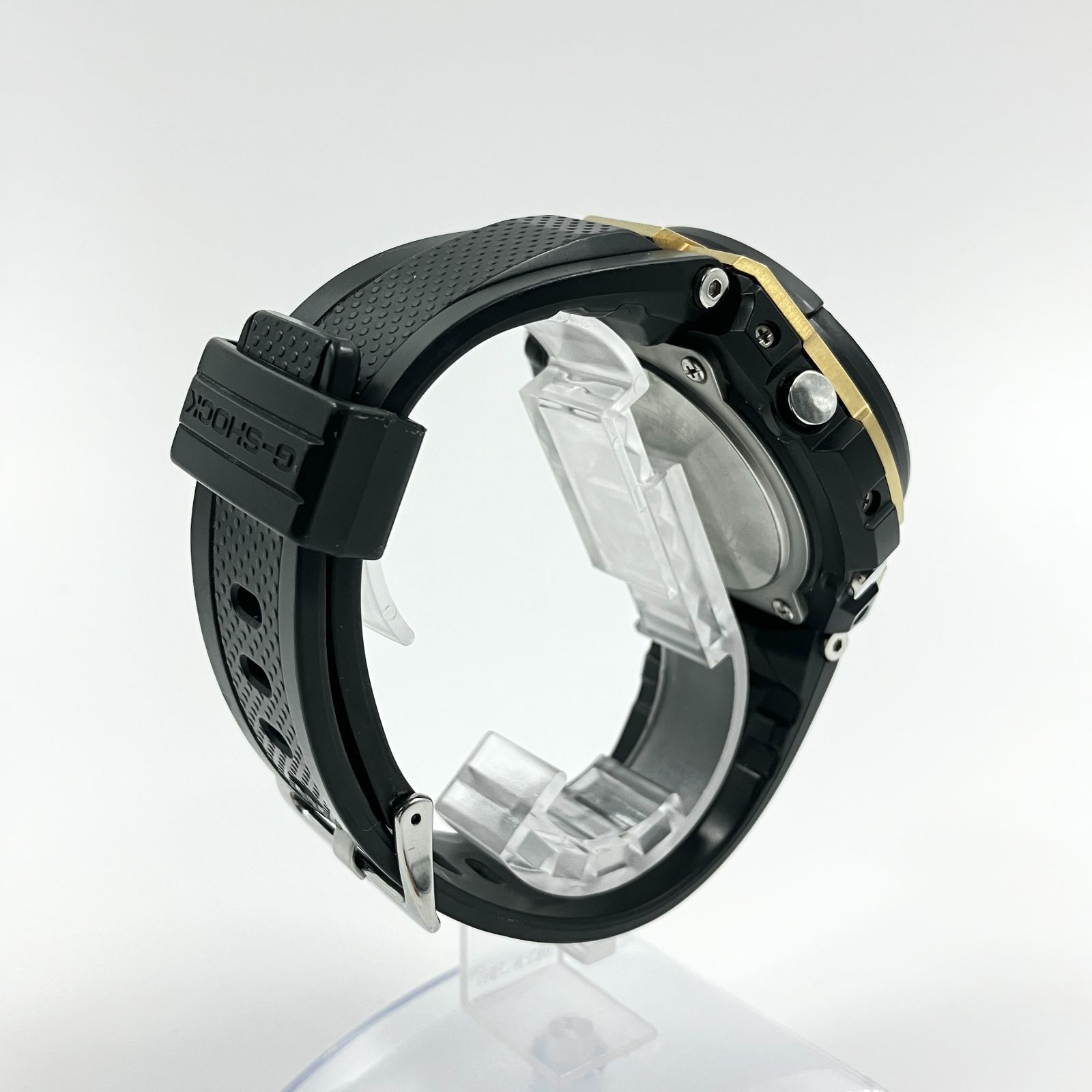 中古】カシオ G-SHOCK GST-W100G G-STEEL 電波ソーラー ゴールド