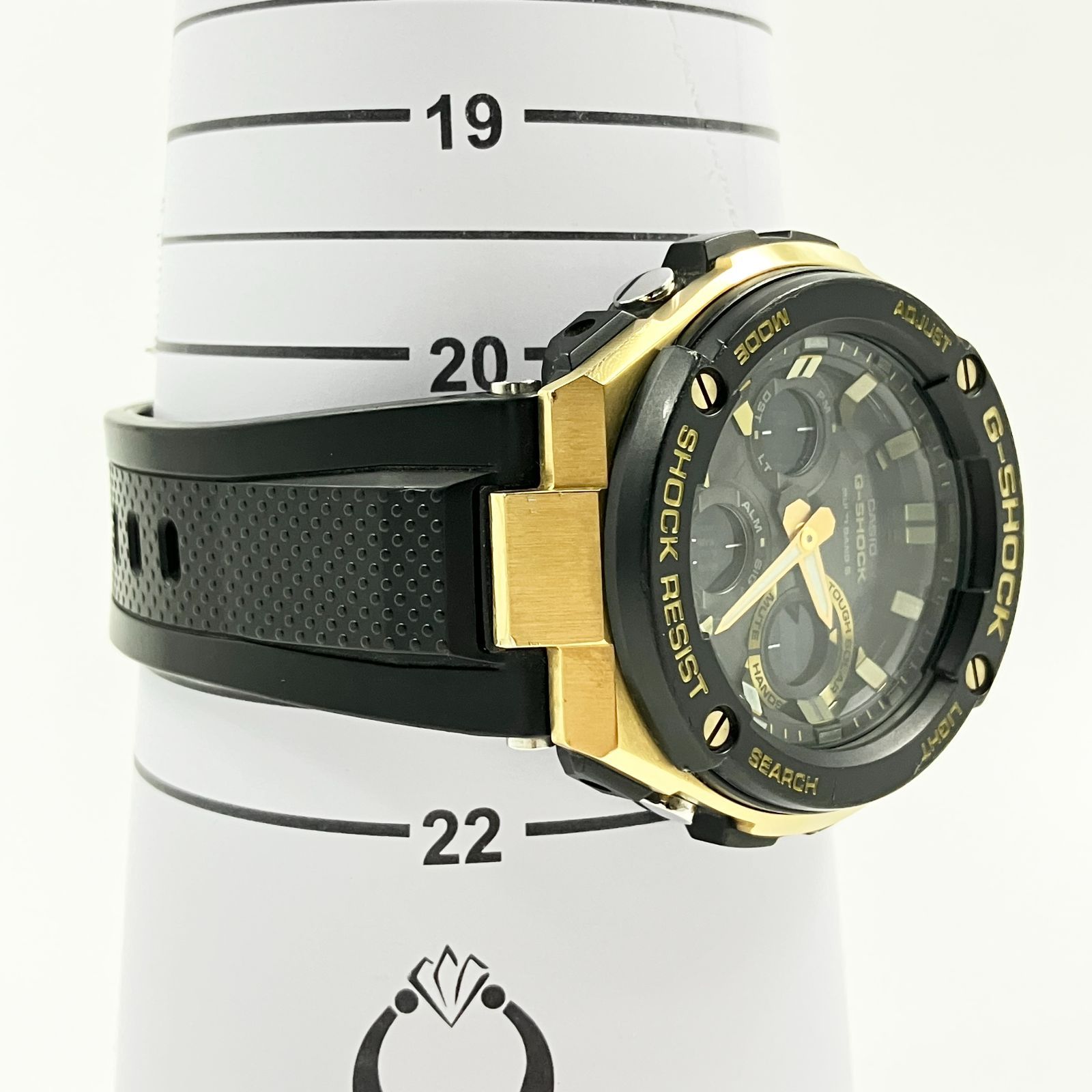 中古】カシオ G-SHOCK GST-W100G G-STEEL 電波ソーラー ゴールド