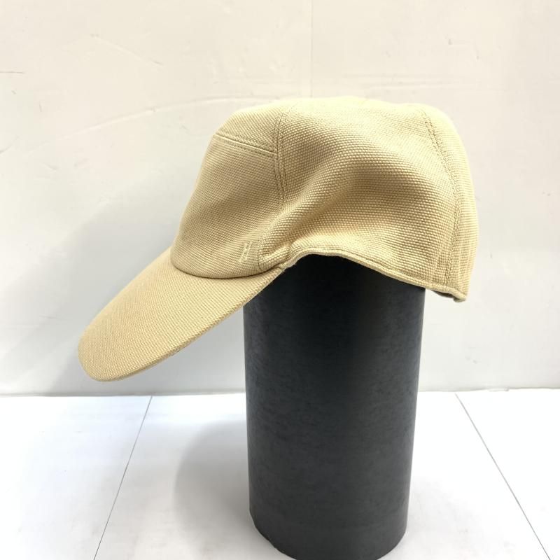 中古】HERMES Hロゴキャップ ブラウン 59 エルメス[92] - メルカリ