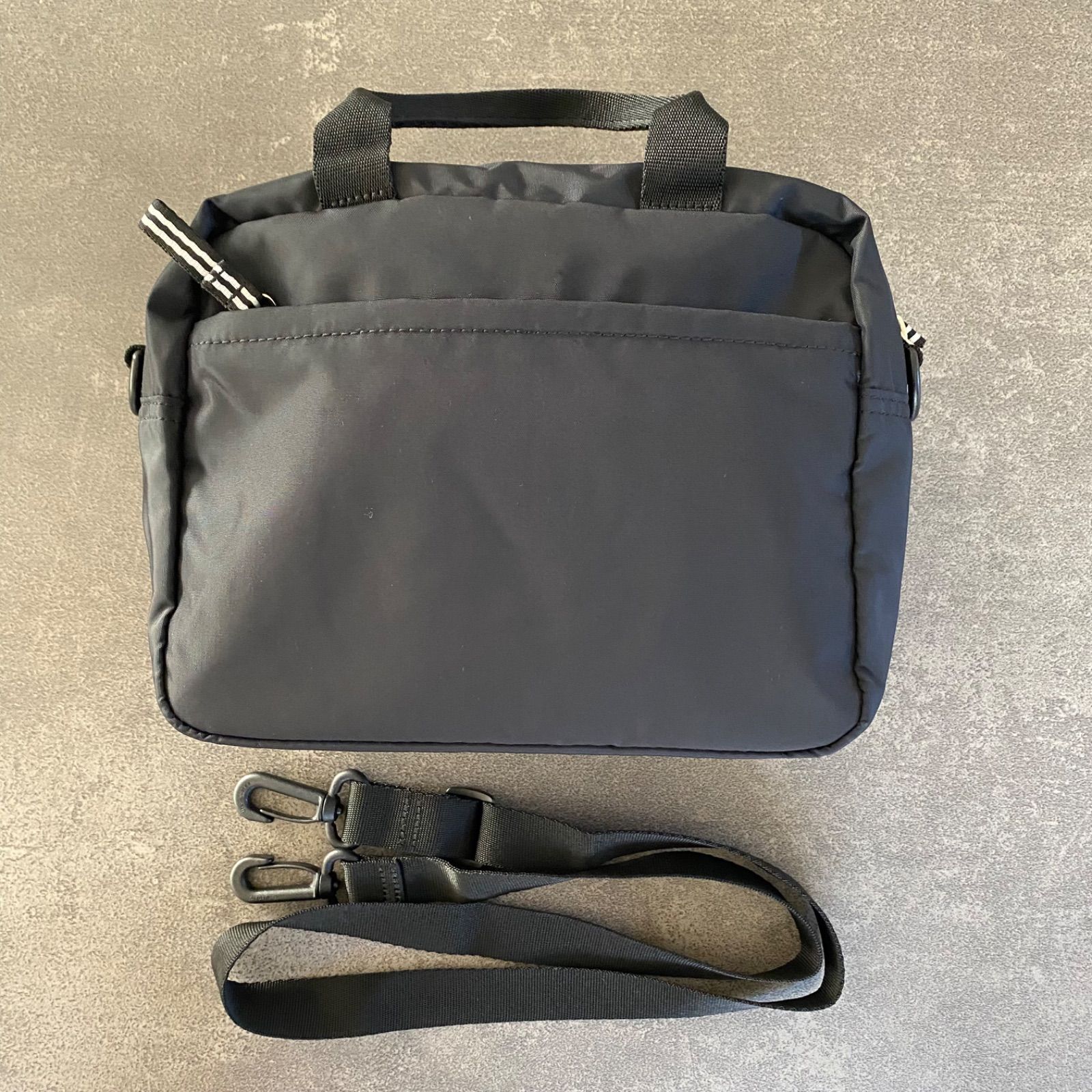 極美品】アニエスベー アンファン 2way キッズ ロゴ通園ショルダー
